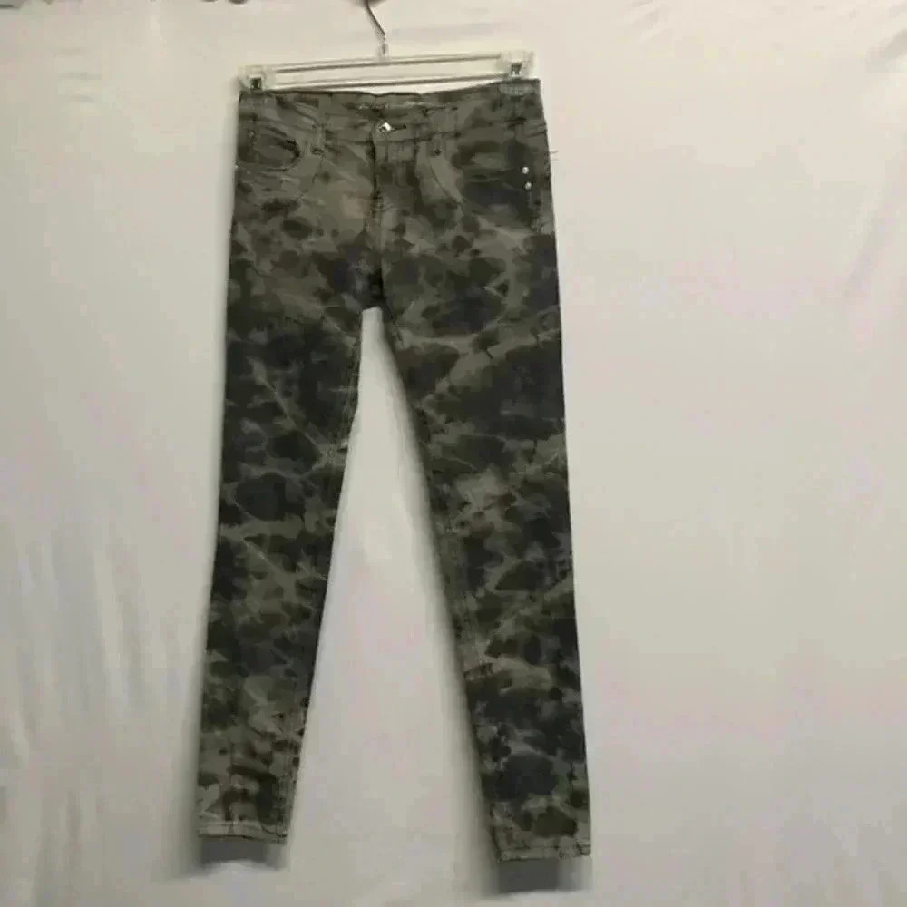 Touch me Acid Wash Tie dye jeans